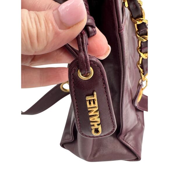 Chanel 1994 Bordeaux Timeless Zip Shopping tote - Picture 9 of 9